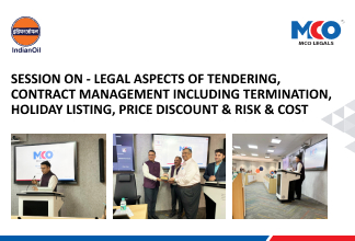 Session on - Legal Aspects of Tendering, Contract Management including Termination, Holiday Listing, Price Discount & Risk & Cost